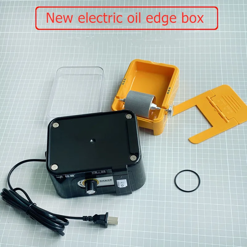 YB-20 Electric Oil Edge Box Tool Kit New Smooth And Non Stick Oil Material Easy To Clean DIY Leather Craft Tool AC 100-240V