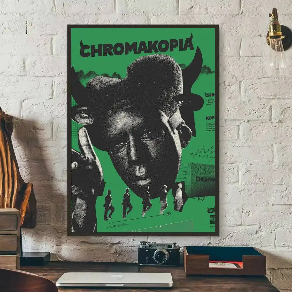 Singer T-Tyler The Creator Noid Poster  Prints Self Adhesive Home Decor Decoration Wall Decals Living Room Sticker