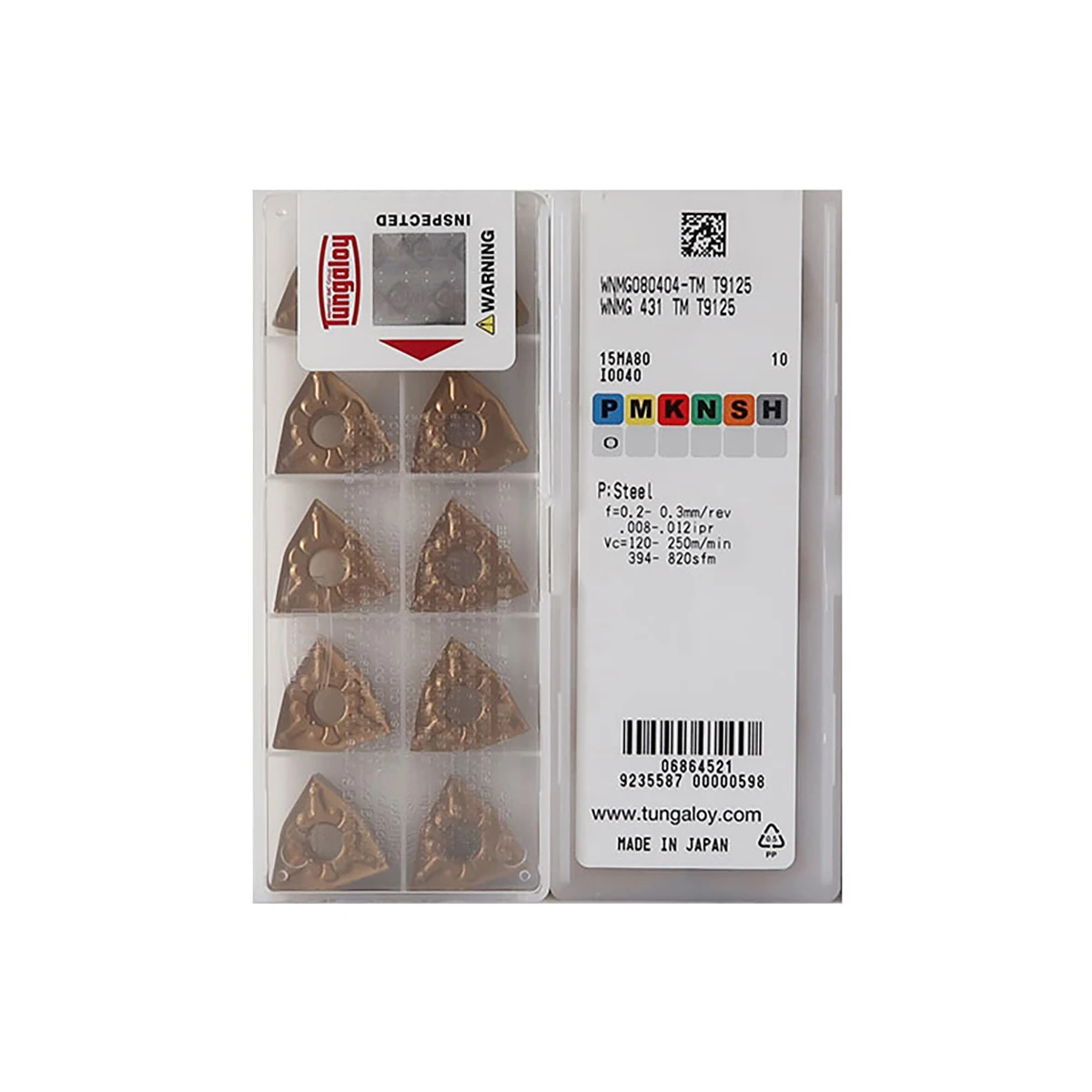 

Tungaloy 100% Original WNMG 060404 060408 080404 080408 080412 080416 -TM -TS -37 -TH NS9530 T9115 T9125 NS530 Turning Insert