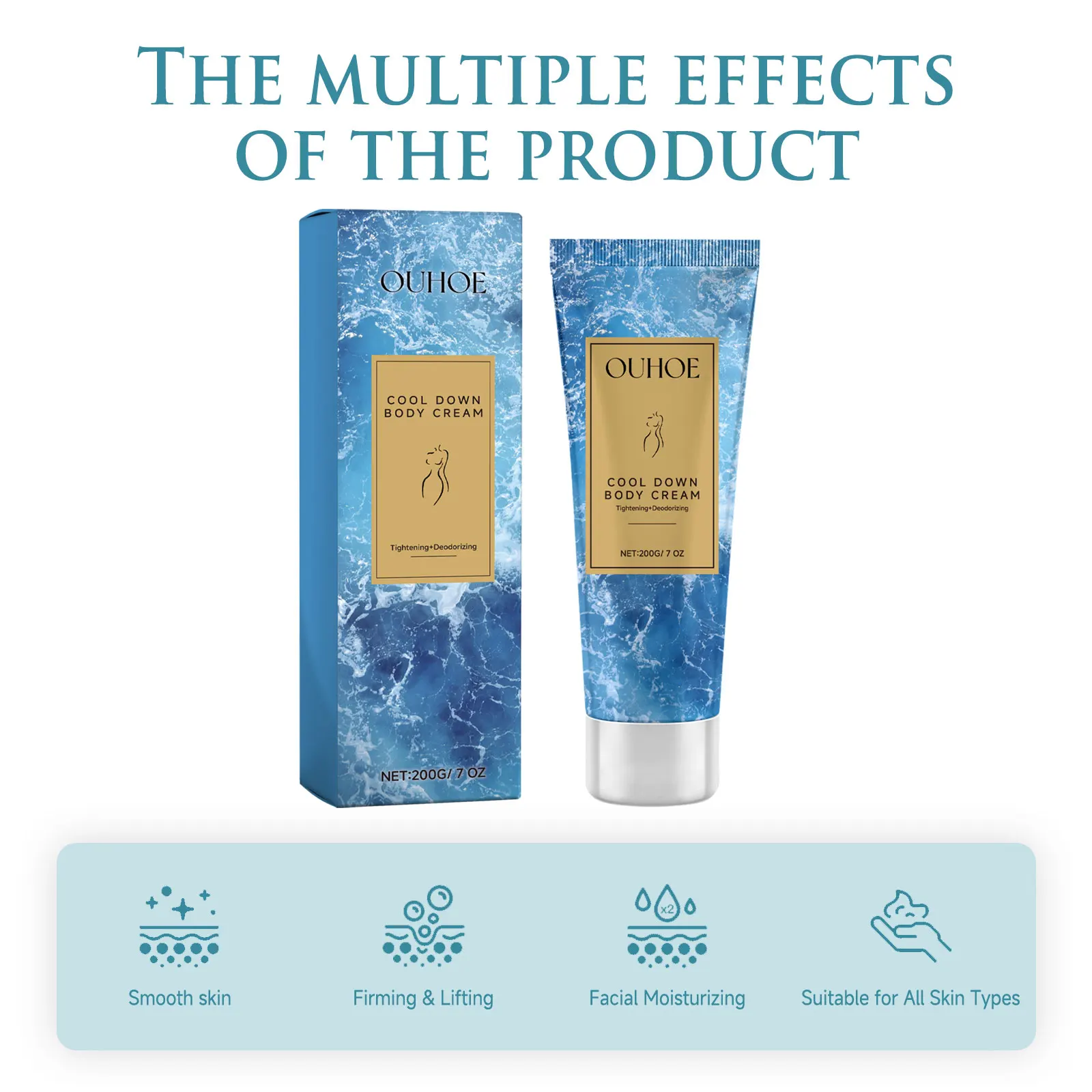 

Cool Moisturizing Cream Wrinkle Remover Fine Line Anti Aging Brighten Improve Dry Reduce Heat Hot Nourish Body Moisturize Cream