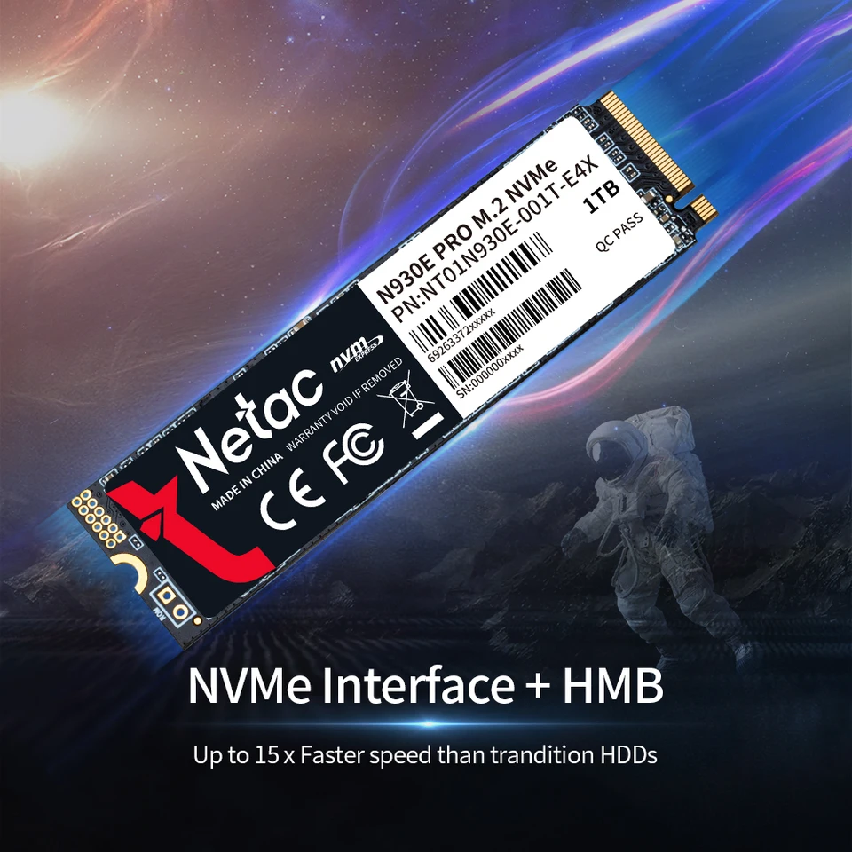 Netac M.2 SSD 512GB PCIe M2 NVME SSD 1TB 256GB 128GB Solid State