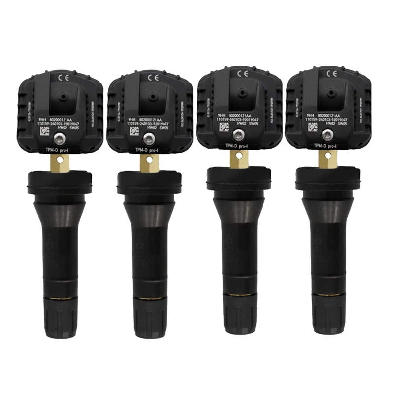

4Pcs Car TPMS Sensor Tire Pressure Sensor Monitoring System 802000121AA For Chery Tiggo 7 8 Pro Plus