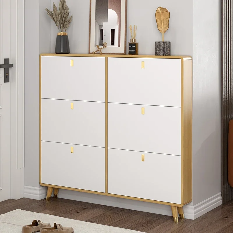 

Modern Ultrathin Shoe Cabinet Japanese Luxury Nordic Solid Wood Storage Is Extremely Narrow Zapateros Home Furniture