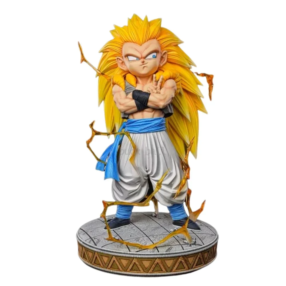 Pre Sale Dragon Ball Z Anime Figure Gotenks Super Saiyan Action Figurine Ghost Squad Model Statue Doll Decoration Anime Peripher