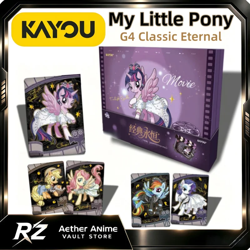 KAYOU Official My Little Pony Collectible Cards G4 Classic Eternal Gift Box Twilight Sparkle Card Anime Merchandise Trendy Toy