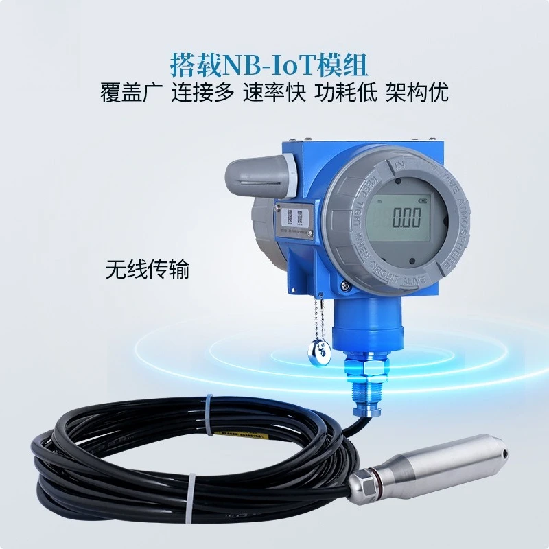 Wireless Liquid Level Transmitter Internet of Things NB Input Water Level Gauge Remote Intelligent Sensor