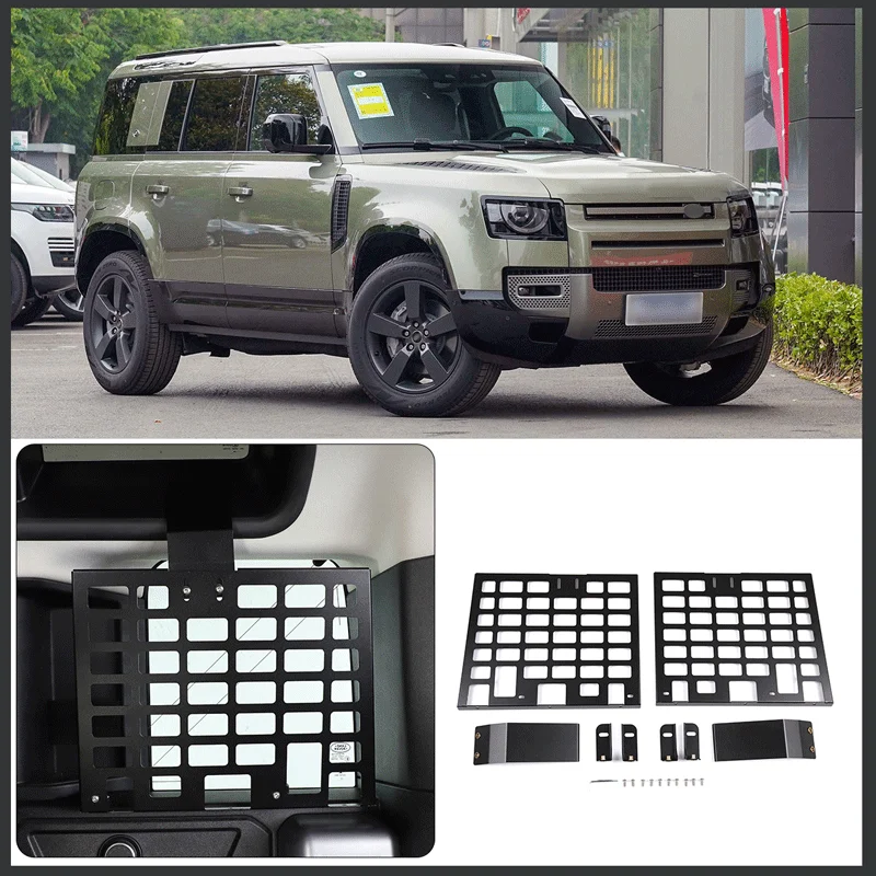 

Для 2020-2022 Land Rover Defender 90 110 Автомобильный багажник Органайзер задний Tunk полка кронштейн для хранения вешалка для багажа аксессуары для интерьера