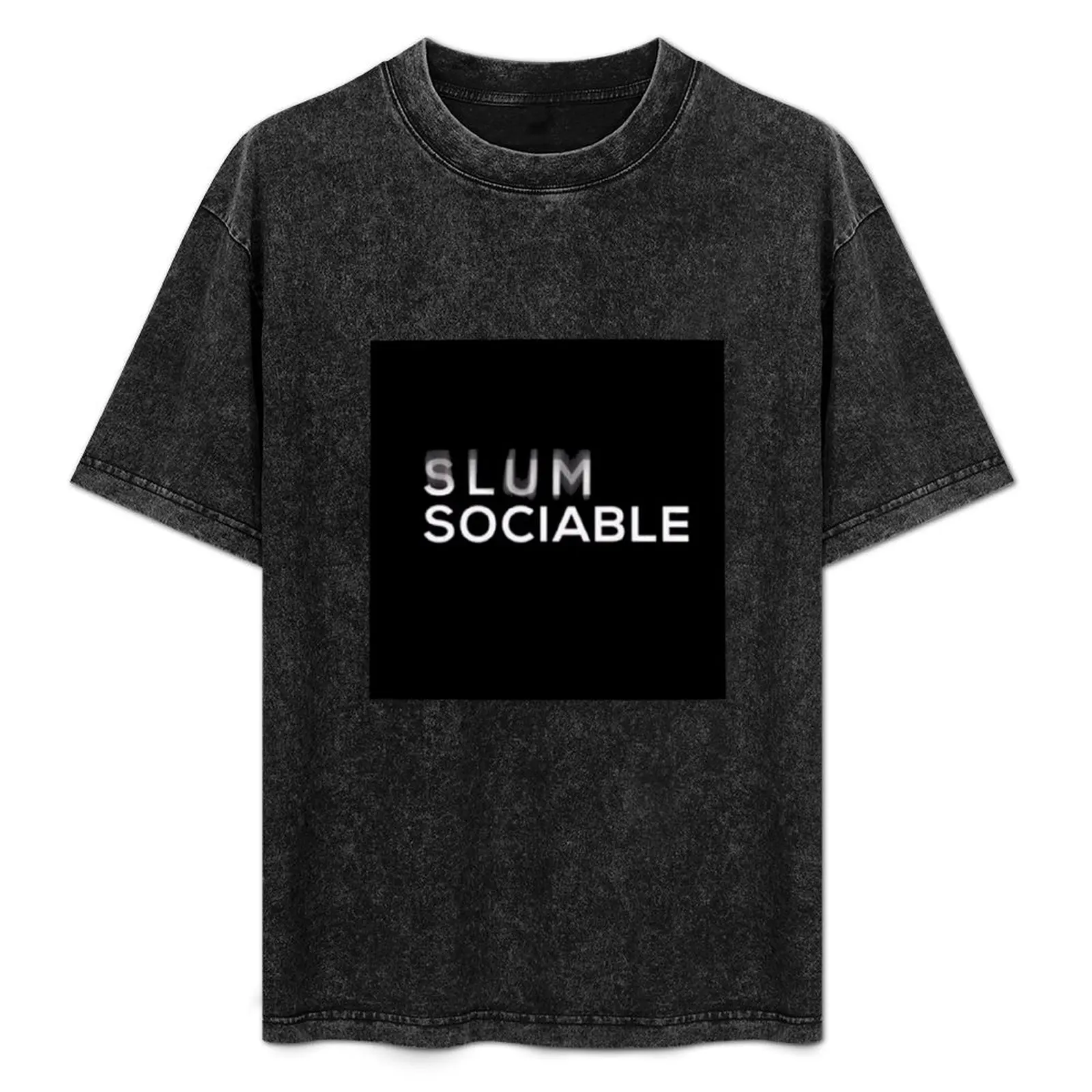 Camiseta Slum Sociable Logo 2, camiseta de trabajo industrial