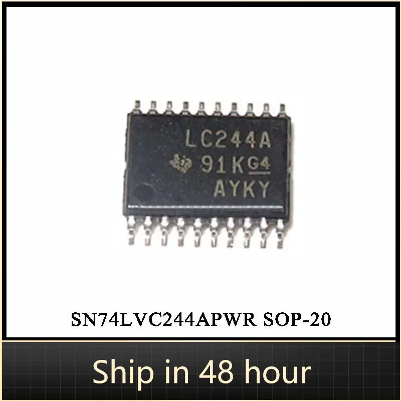 

10Pcs 100% New Original SN74LVC244APWR silk screen LC244A original new imported patch TSSOP-20 chip IC In Stock