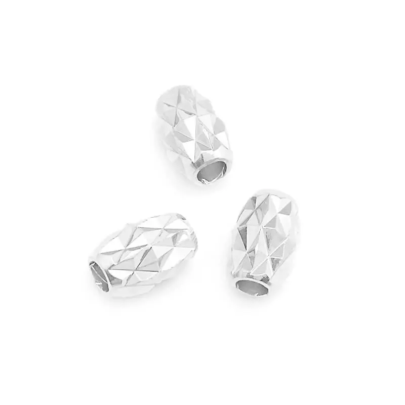 20 buah 3x5.8MM 4.5x7MM 18K warna emas kuningan bentuk Oval gelang Spacer manik-manik membuat perhiasan perlengkapan Diy temuan aksesoris