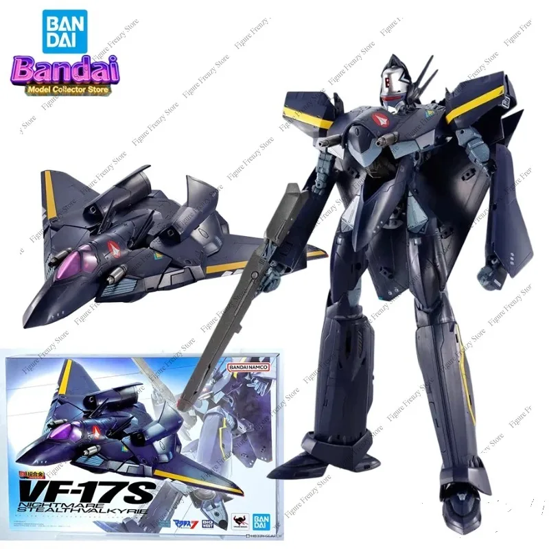 Special Offer Diecast VF-17S Gamlin Kizaki Action Figure for BANDAI DX Chogokin Macross 7 Variable Fighter Anime Toy for Boys