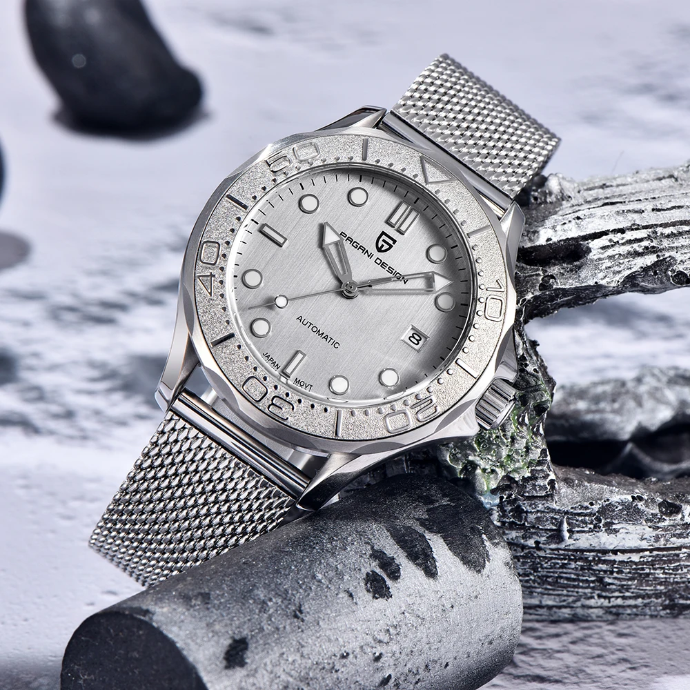 2025 New PAGANI DESIGN Men's Watches Luxury Automatic Watch For Man Mechanical Wristwatch AR Sapphire Mirror Waterproof Luminous