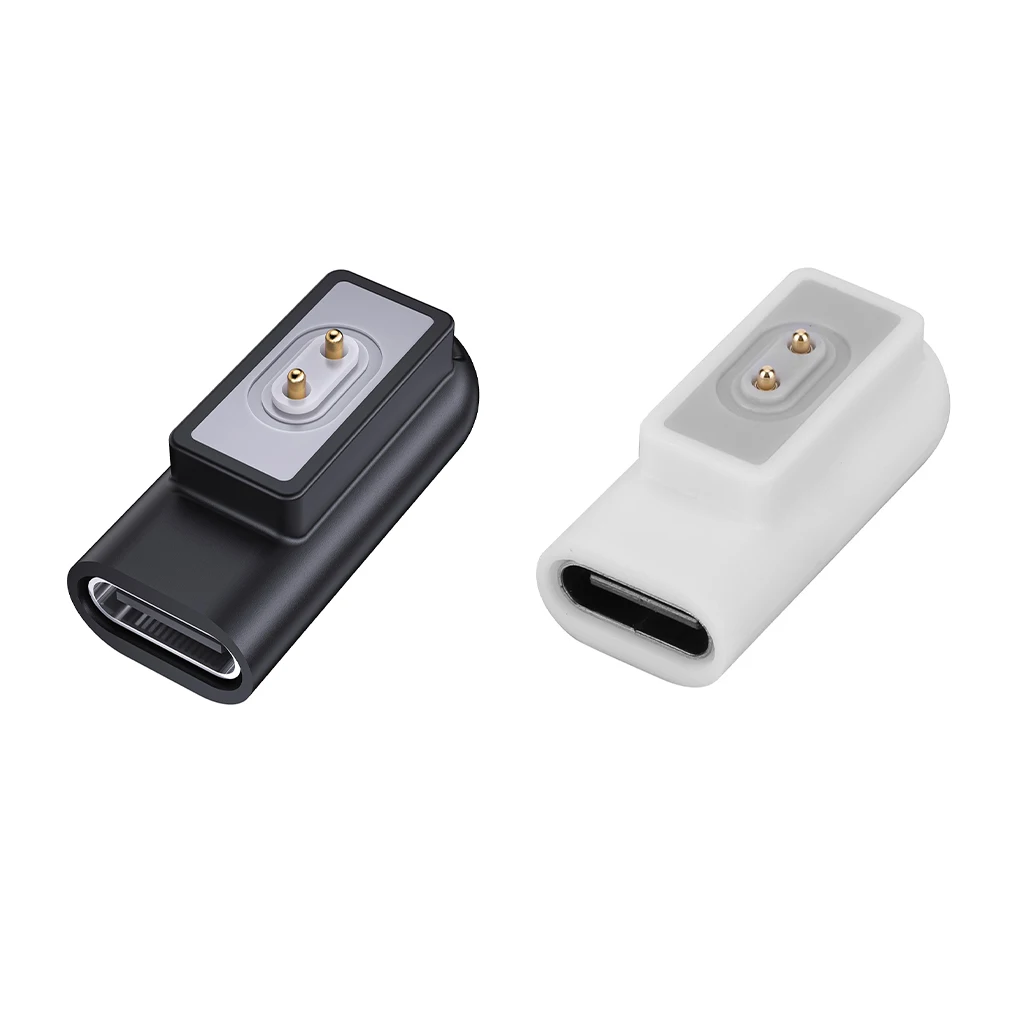 Para xiaomi banda 8 redmi banda inteligente 2 e redmi relógio 3 relógio inteligente carregador adaptador conector usb c 90 °   Adaptador de carregamento magnético