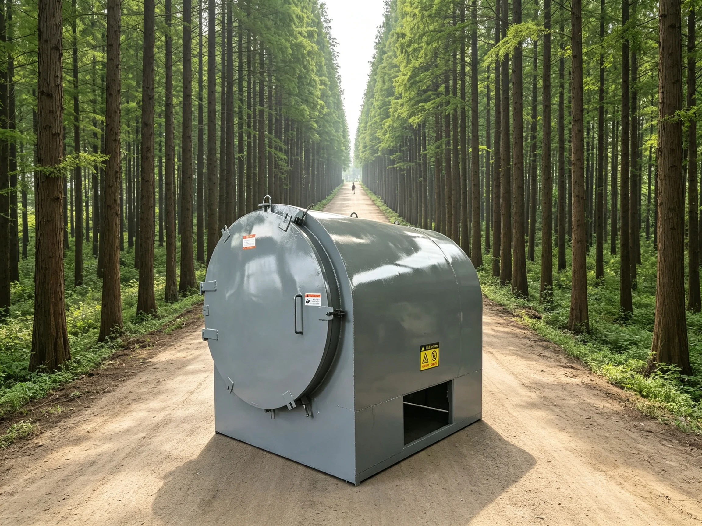 Tanzania Small Carbon Fiber Carbonization Furnace, New-Style Wood Kiln, Biomass Charcoal Production Furnace