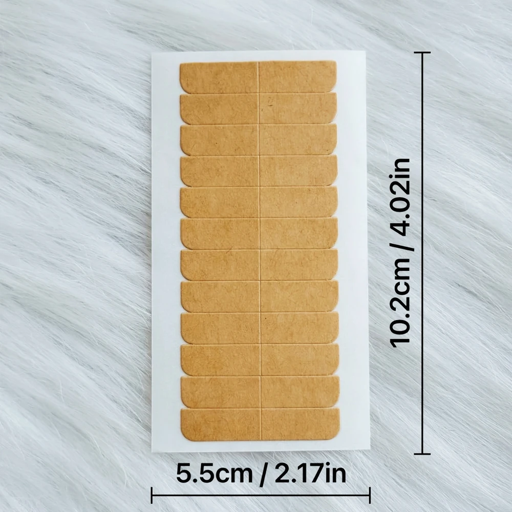 Single Sided Tape & Double Sided Adhesive Tape Precut 10/20/PCS for Hair Extension Replacement Waterproof Tape for Wigs