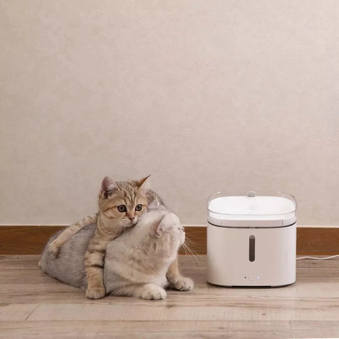 Imagem -05 - Xiaomi-mijia Dispensador de Água Automático para Animais de Estimação Dispensador Inteligente Alimentador de Bebidas Mudo Tigela para Cão e Gato Mijia App Xiaomi Mijia