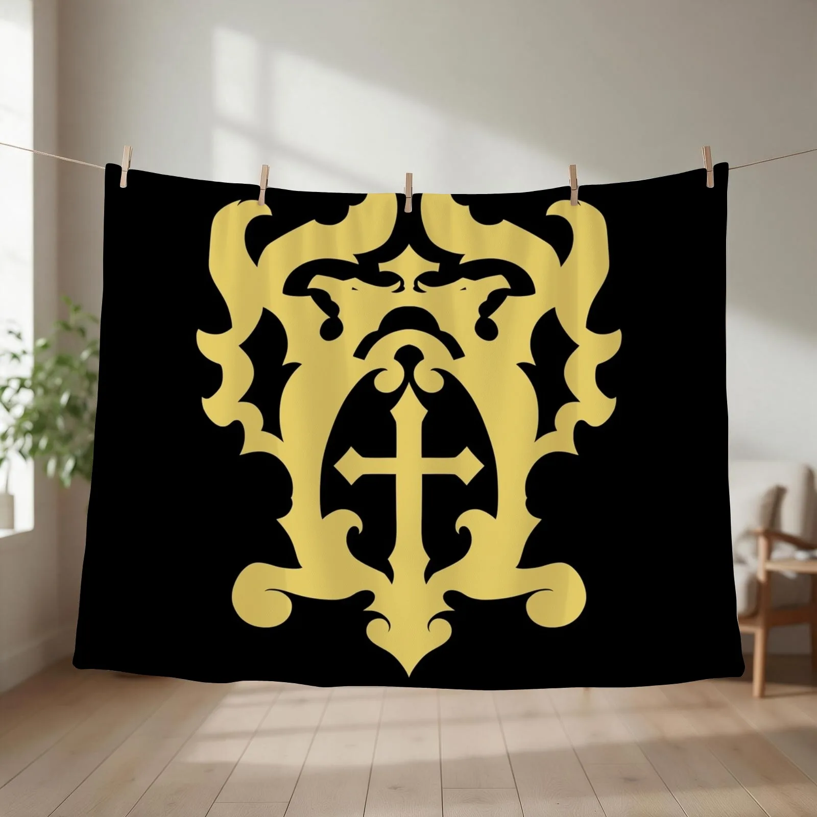 Belmont Family Crest Throw Blanket manga Designers Giant Sofa Soft Plaid Blankets