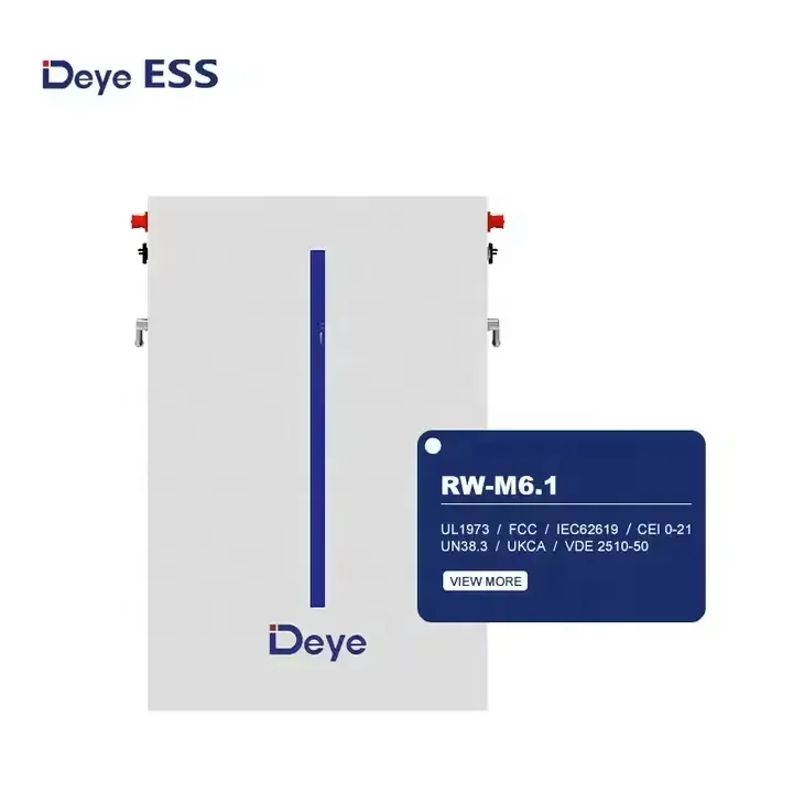 

6.1kwh Deye LiFePO4 RW- M6.1 Solar Lithium Battery 51.2V 120Ah 6Kwh With Intelligent BMS For Solar Energy System