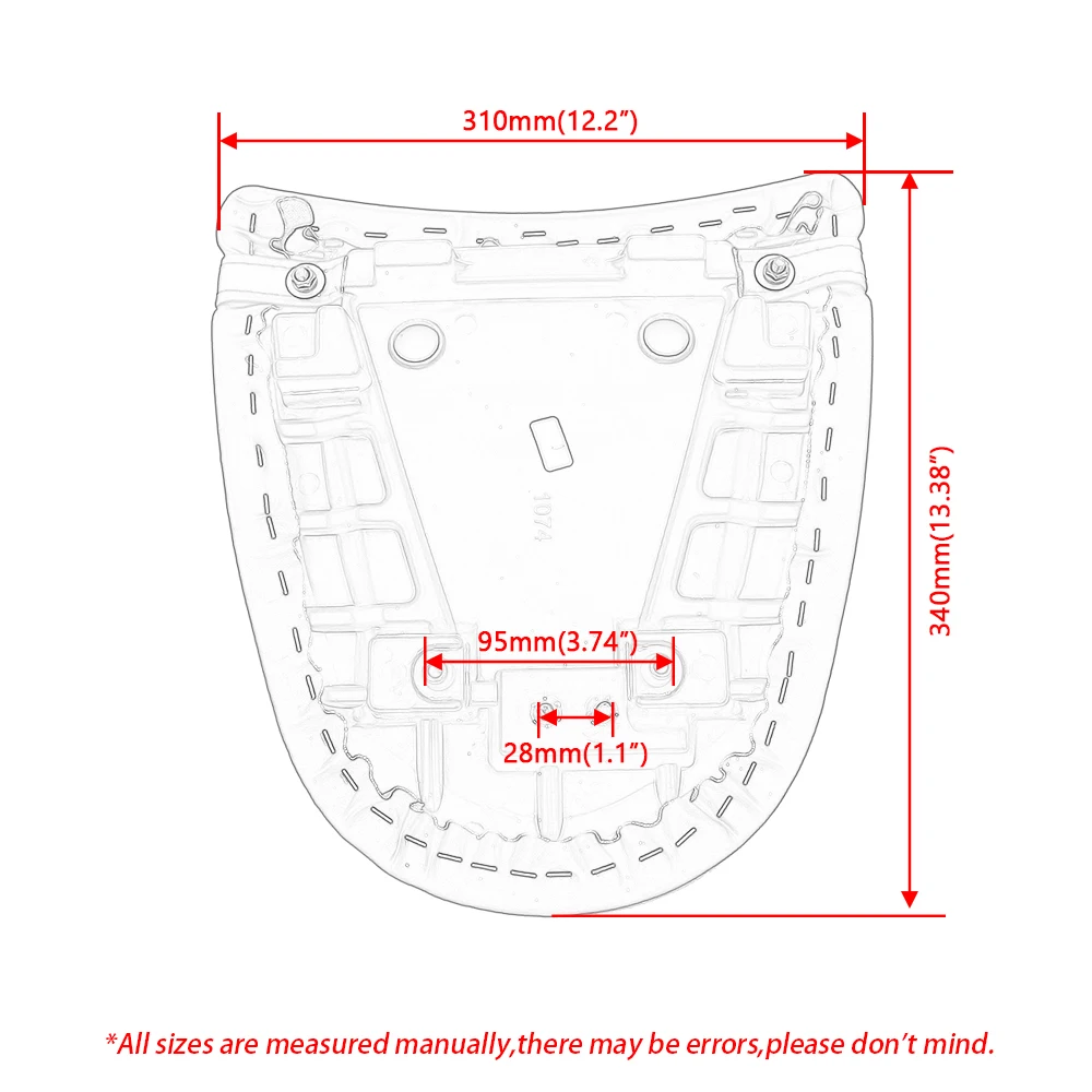 Motorcycle Black Rear Passenger Seat Pillion Cushion Fit For Kawasaki Z750 Ninja ZX6R NINJA ZX636 2003 2004 Z1000 2003 - 2006 - view 6