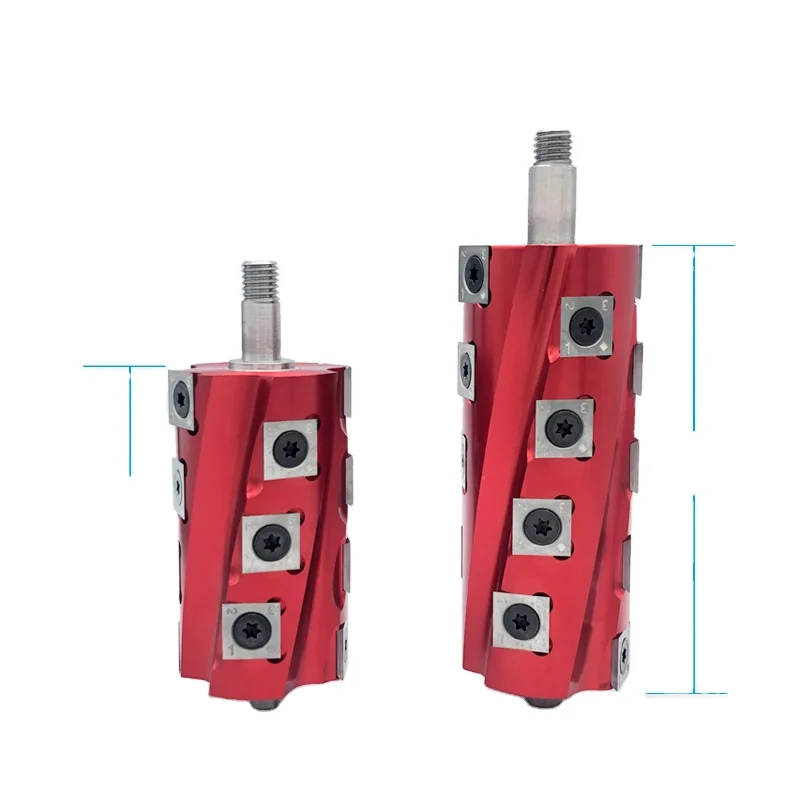 LIVTER Woodworking Planer With Spiral Insert Helical Carbide Cutter Heads Durable Tungsten For Hand Plane Blades Spindle Moulder