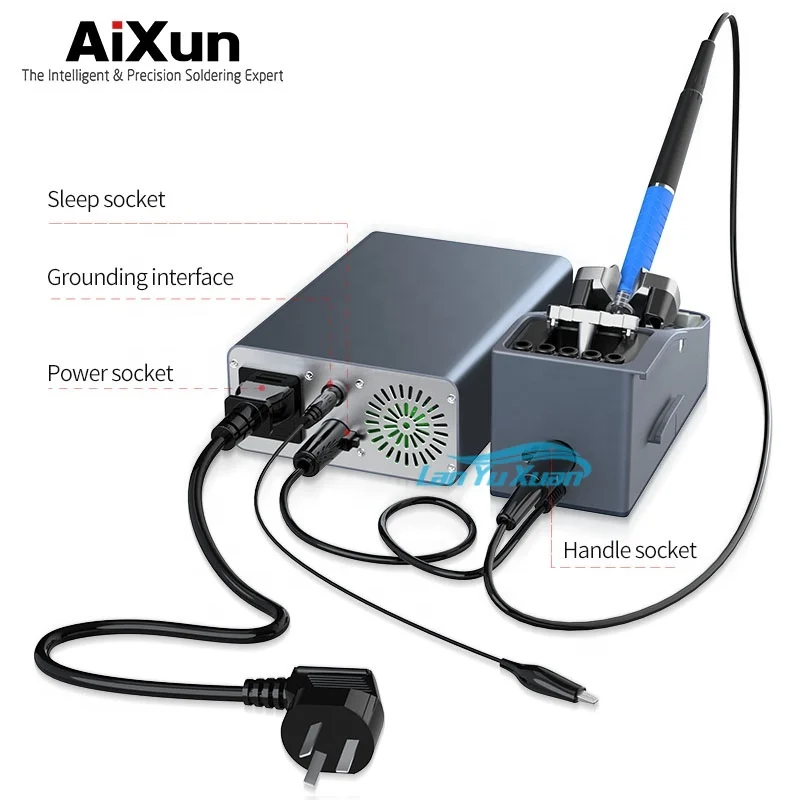 Aixun T3A T3AS T3B Digital Soldering Station Machine With T12 T115 T210 T245  Iron Tip Bga Smd Rework 