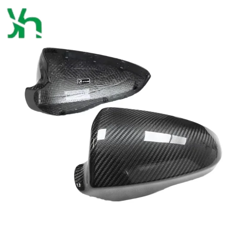 استبدال ألياف الكربون الجافة لسيارات BMW M5 F10 M6 F06 F12 F13 (2012-2016) غطاء الرؤية الخلفية للمرآة الجانبية