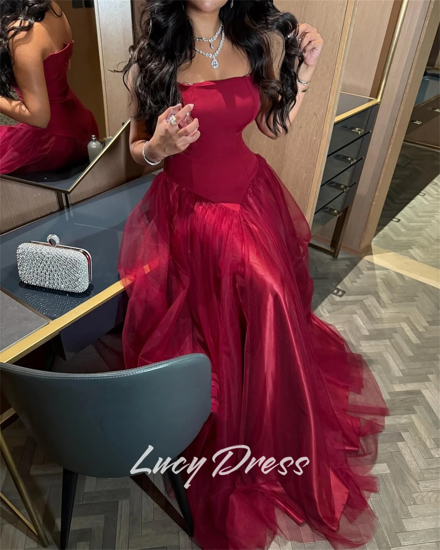 

Lucy Customized Prom Dress Evening Dress Wedding Party Dresses Happy Sharon Dresses for Special Occasions Elegant Party Dresses