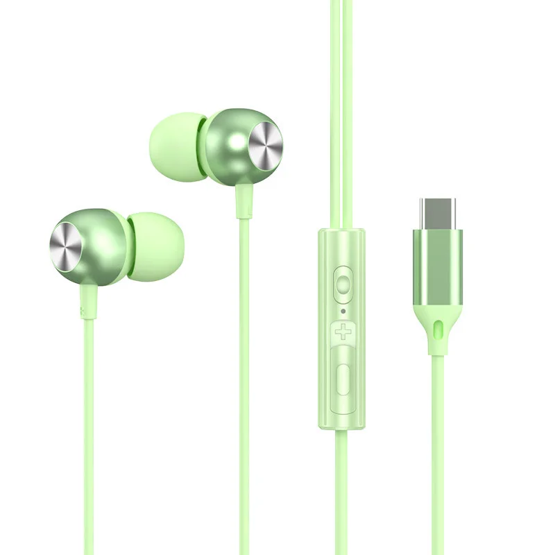 For iPhone 15 Pro Max USB Type C 3.5mm in-ear HiFi Music Wired Headphones For Samsung Galaxy S24 23 22 21 Ultra Xiaomi Earphone