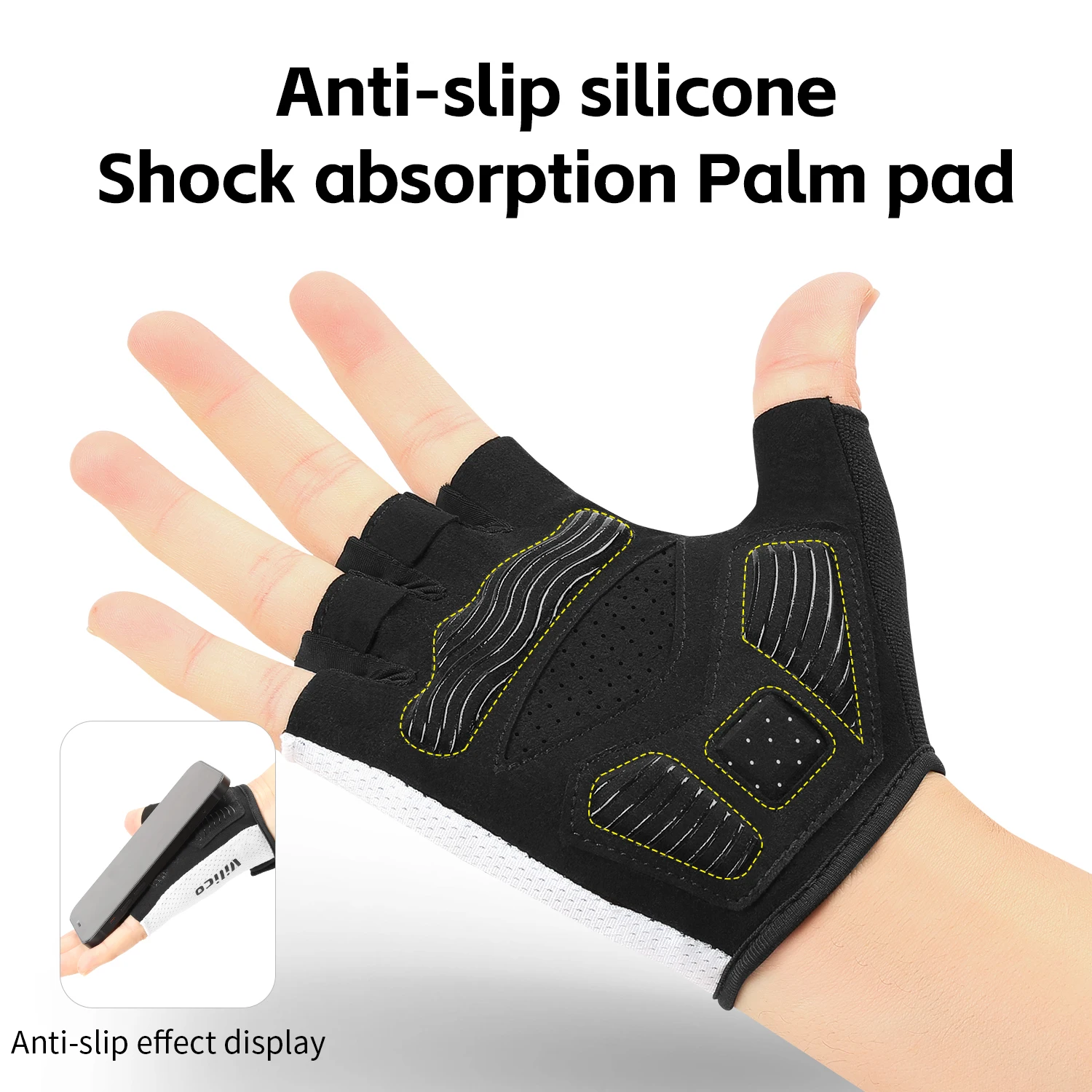 VILICO ถุงมือปั่นจักรยานแบบครึ - Workout Glove Gym บทวิจารณ์และราคา