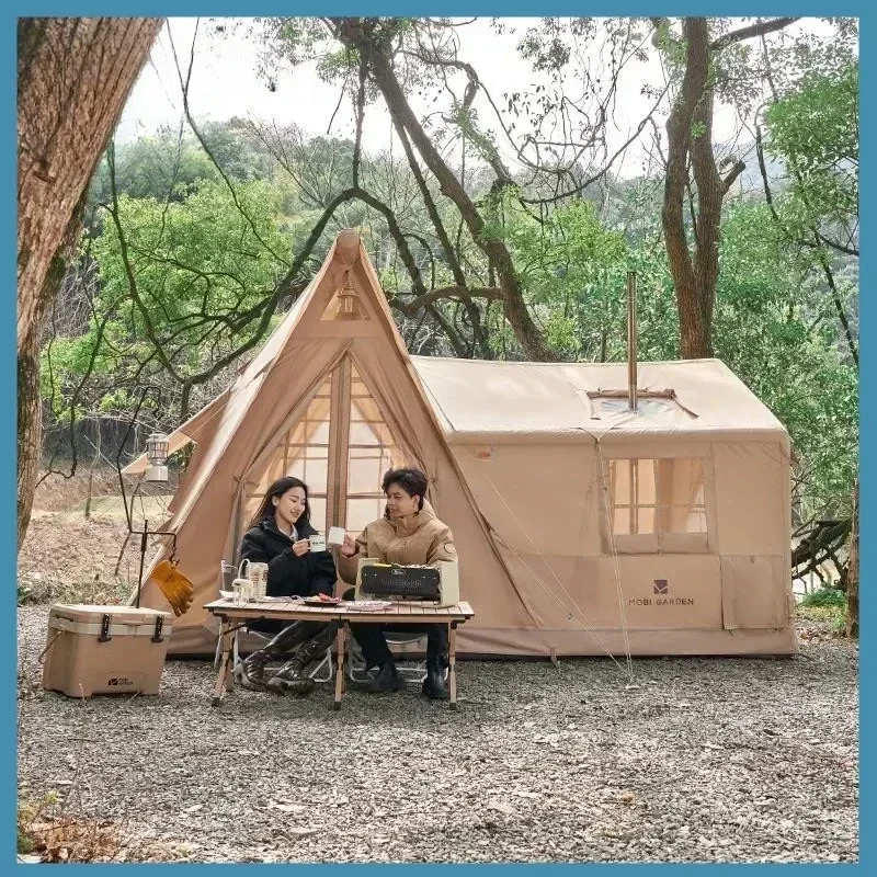 

Mobi jardim nuvem villa 12.6 tenda de acampamento ao ar livre portátil dobrável à prova chuva engrossado à prova vento tenda inf