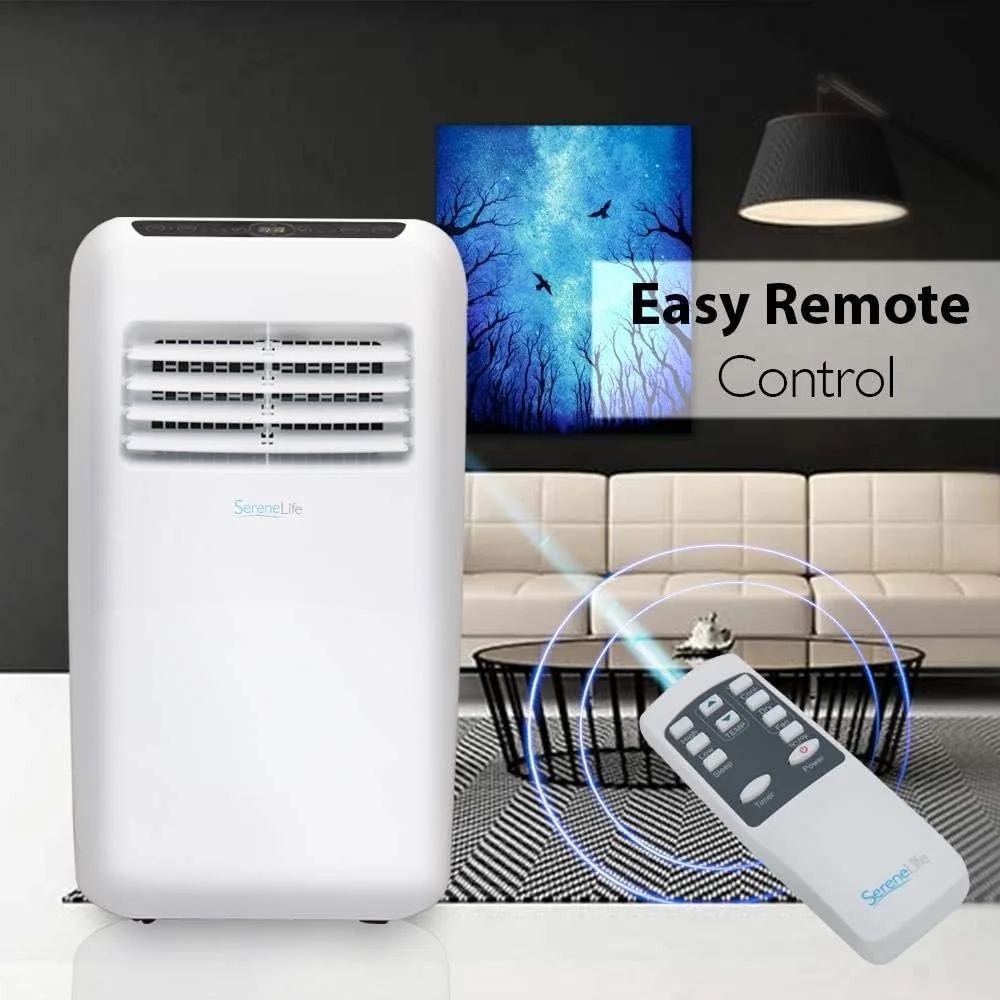 C 3-in-1 Portable Air Conditioner with Built-in Dehumidifier Function,Fan Mode, Remote Control,