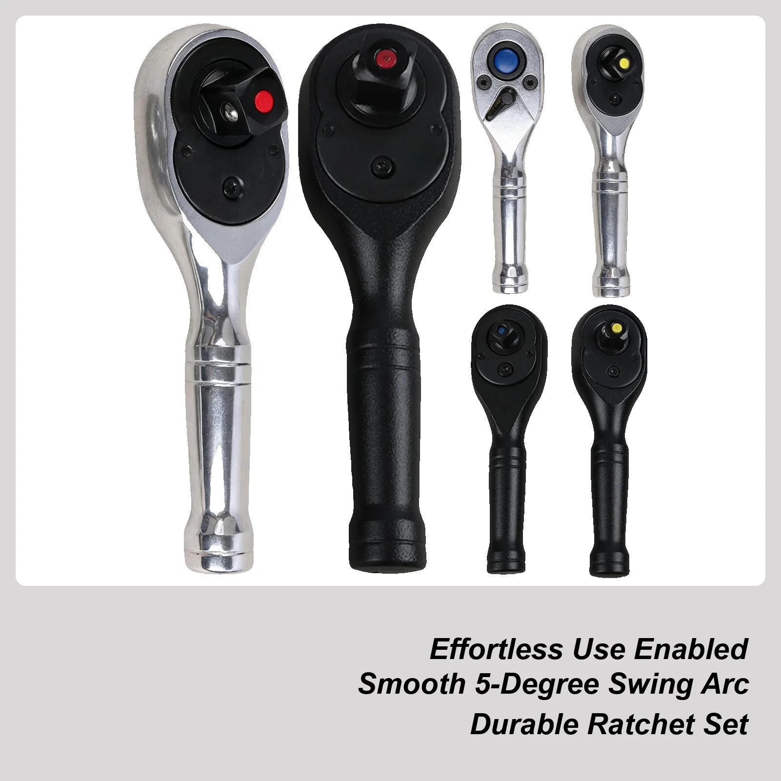 Ratchet Wrench Set Socket Set Tool Kit Chrome Vanadium Steel CRV Mini Ratchet Handle Extension Bar Car Auto Repair Maintenance