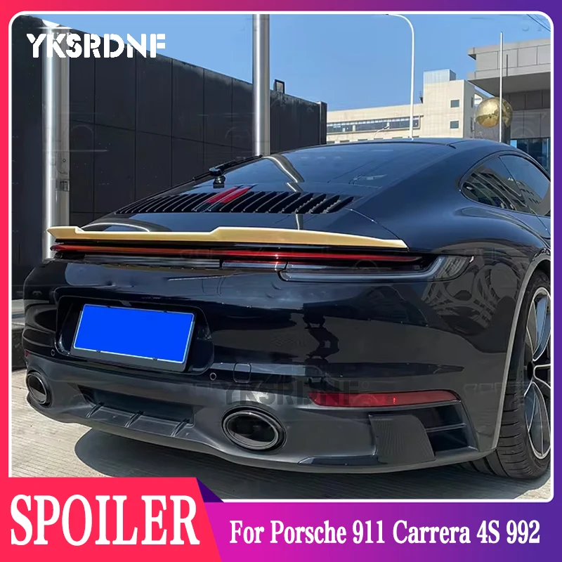 

Новинка, автомобильные аксессуары, спойлер на заднее крыло ABS Ducktail для Porsche 911 Carrera 4S 992 2019 2020 2021 +