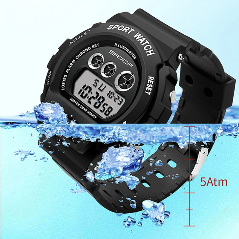 SANDA New G Style Men Military Sports Watch LED Digital Electronic Waterproof Luminous Men\'s Lady Youth Watch Relogio Masculino