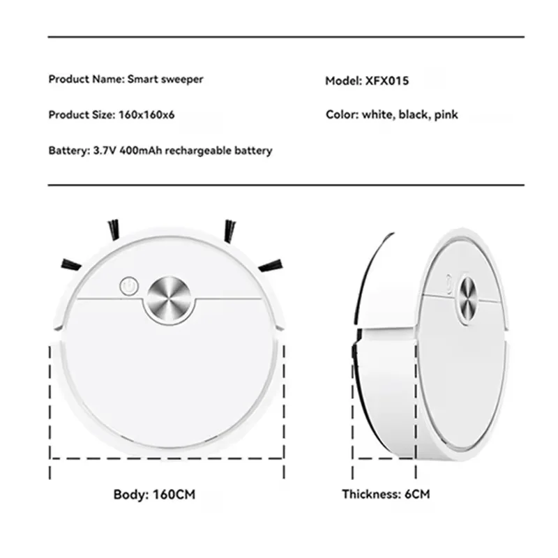 Xiaomi Smart Sweeping Robot Household mini Mop Suction And Sweeping Integrated Automatic Cleaning Machine Vacuum Cleaner
