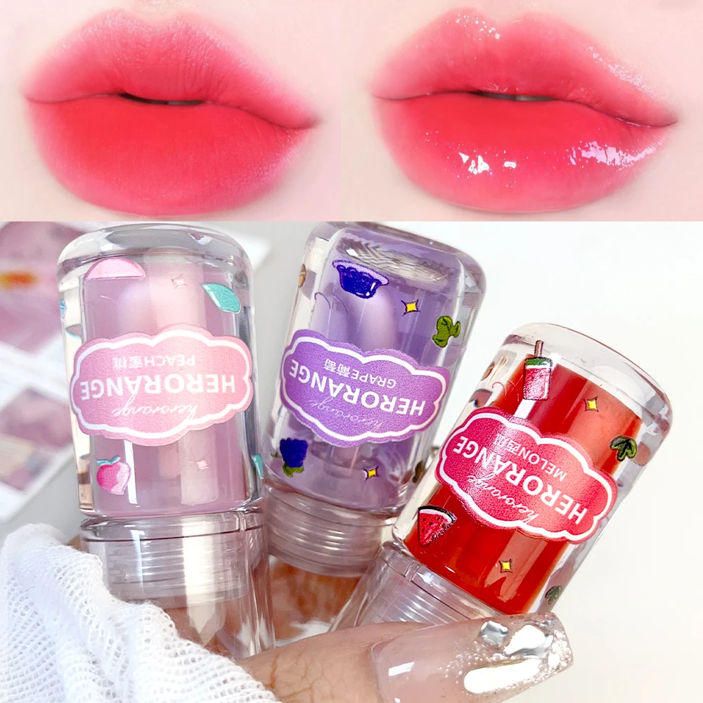 Transparent Jelly Lipstick Lasting Moisturizing Mirror Water Light Lip Gloss Clear Red Pink Lipgloss Tint Korean Makeup Cosmetic