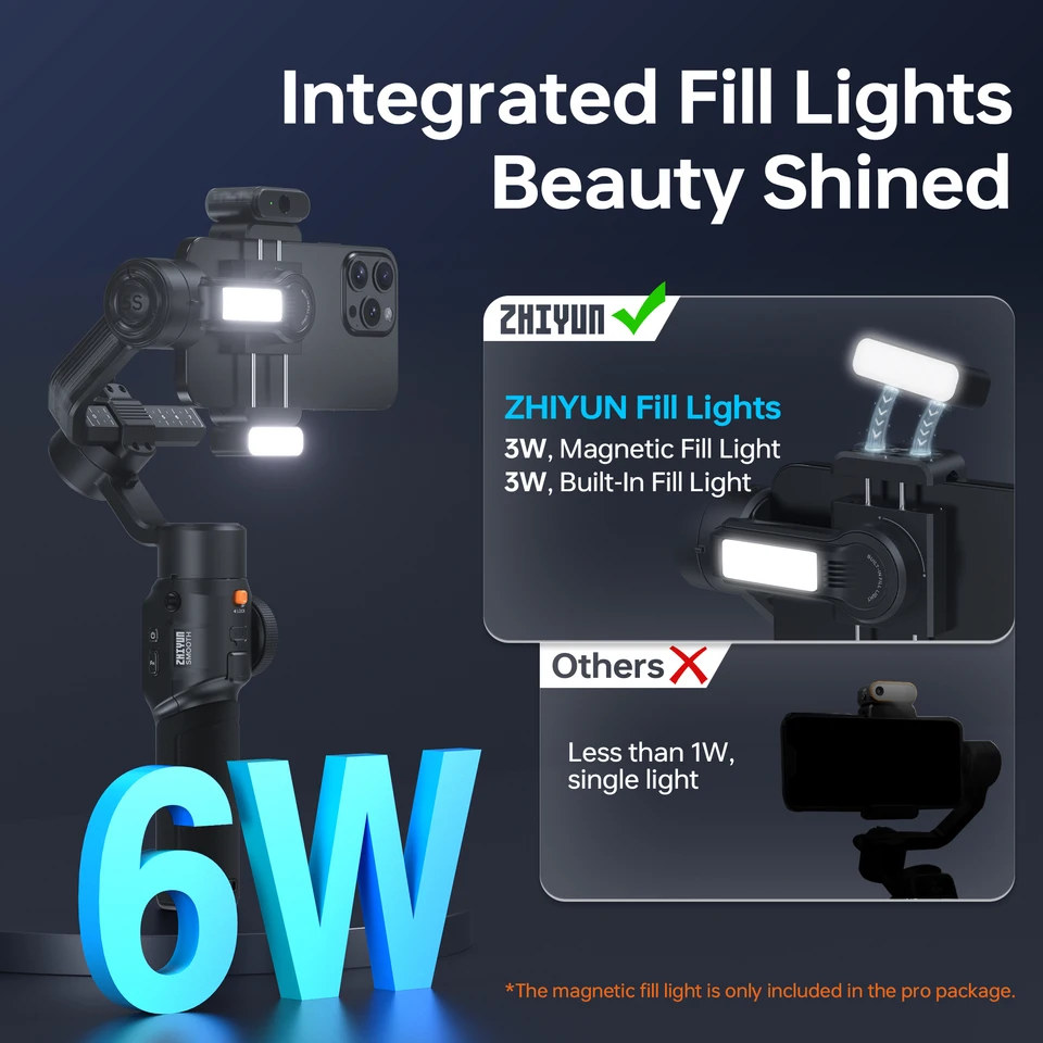 ZHIYUN 公式 SMOOTH 5S AI トラッキングハンドヘルドスタビライザー 3