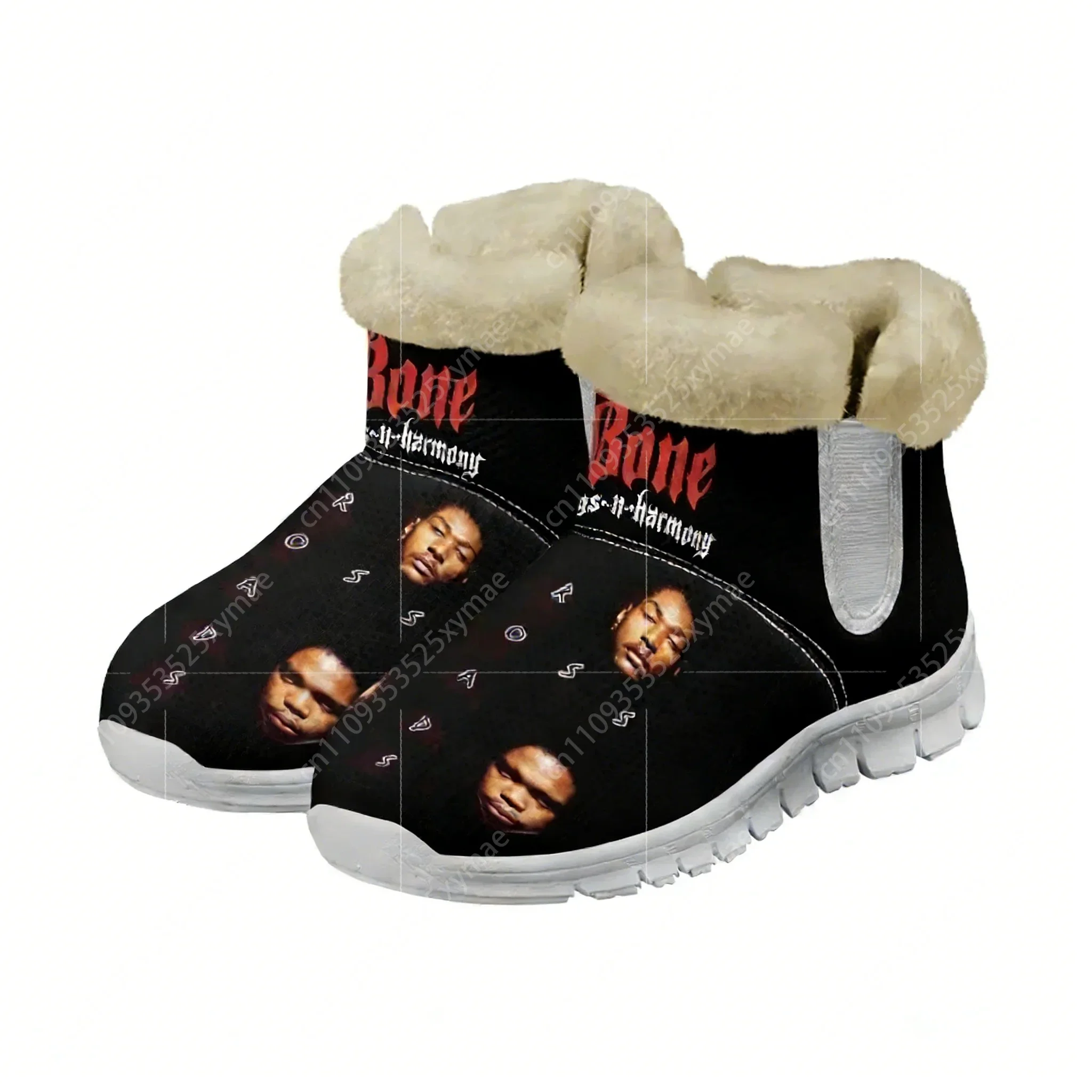 

Bone Band Thugs Music N Rap Harmony Snow Boots Mens Womens Teenager Shoes Keep Warm High Quality Couple Sports Custom Sneakers