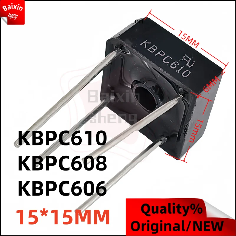 10PCS KBPC610 KBPC6… - image