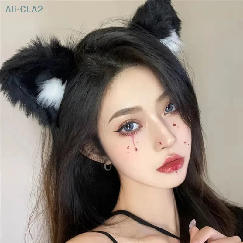 Lolita Pleated Laces Hair Hoop Women Elegant Hollow Out Pattern Makeup Headband For Girls Cosplay Maid Hair Accessories