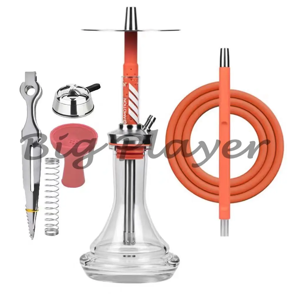 

2025 Top Sale Unique Design High Quality Aluminum Hookah Set Narguile Hookah Portable Hookah