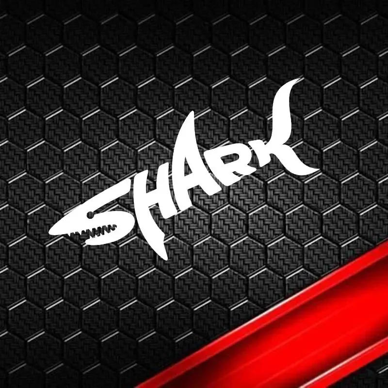 Car Sticker SHARK Waterproof Reflective Sticker Decorative Body Stickers Shielding Scratches Electric Motorcycle Modified