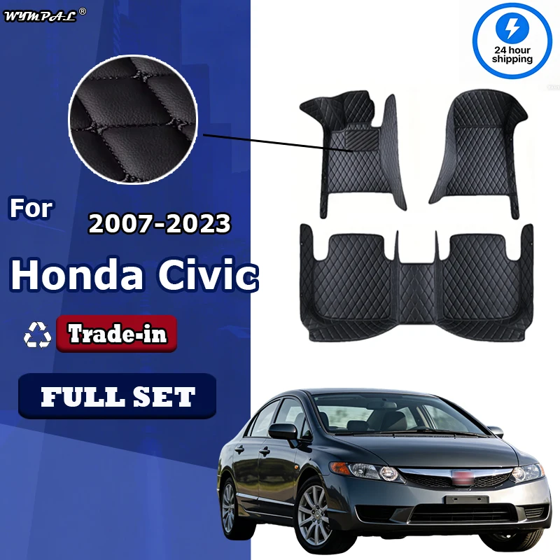 Car Floor Mat For Honda Civic 2007 2008 2009 2010 2012 2013 2014 2015 2016 2017 2018 2019 2020 2021 2022 2023 Car Accessories