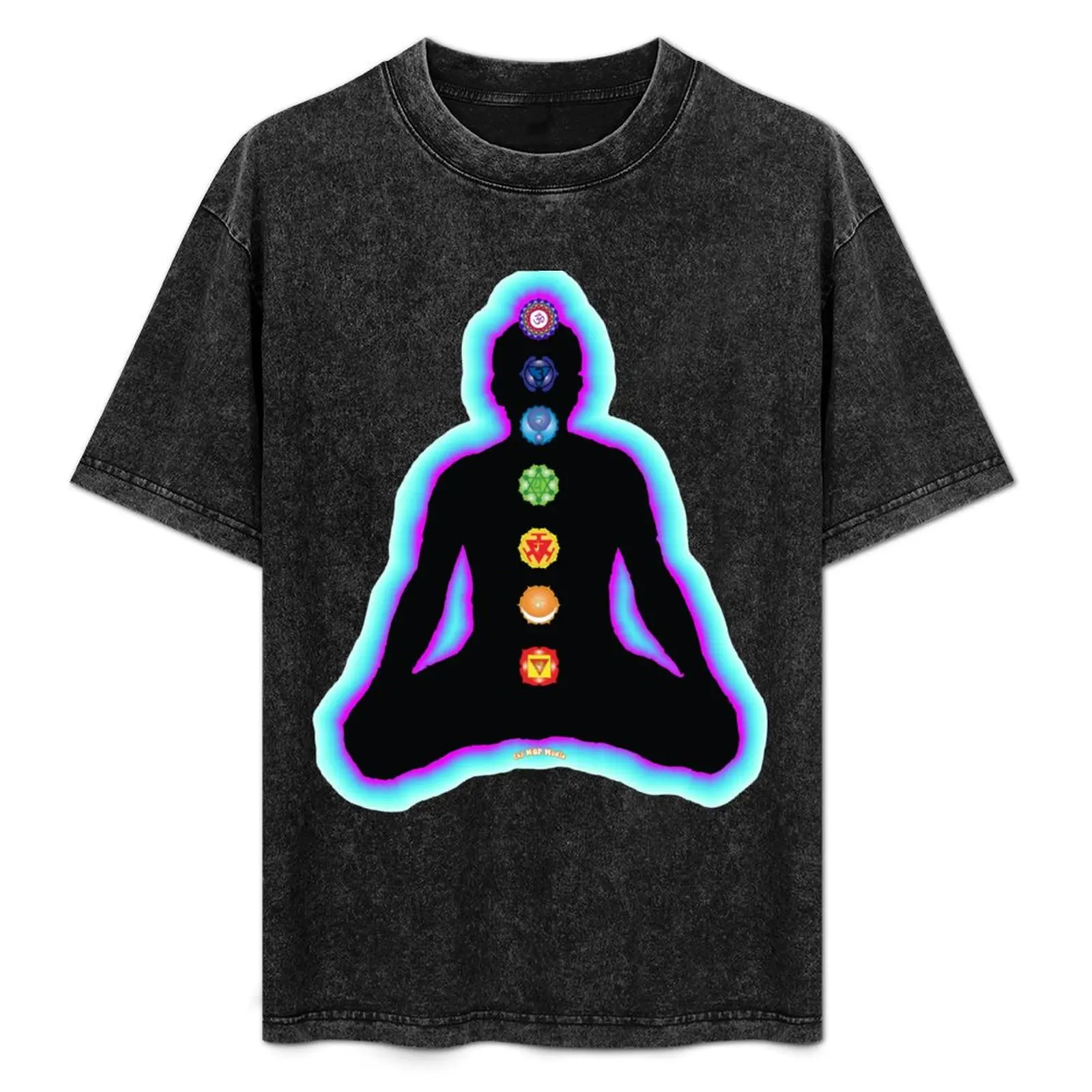 

Chakras Meditation T-Shirt Stretch Fabric Comfort T-Shirt