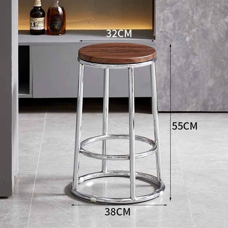 

Thickened bar KTV game hall household footstool high bar mobile phone counter stool round stool table chair