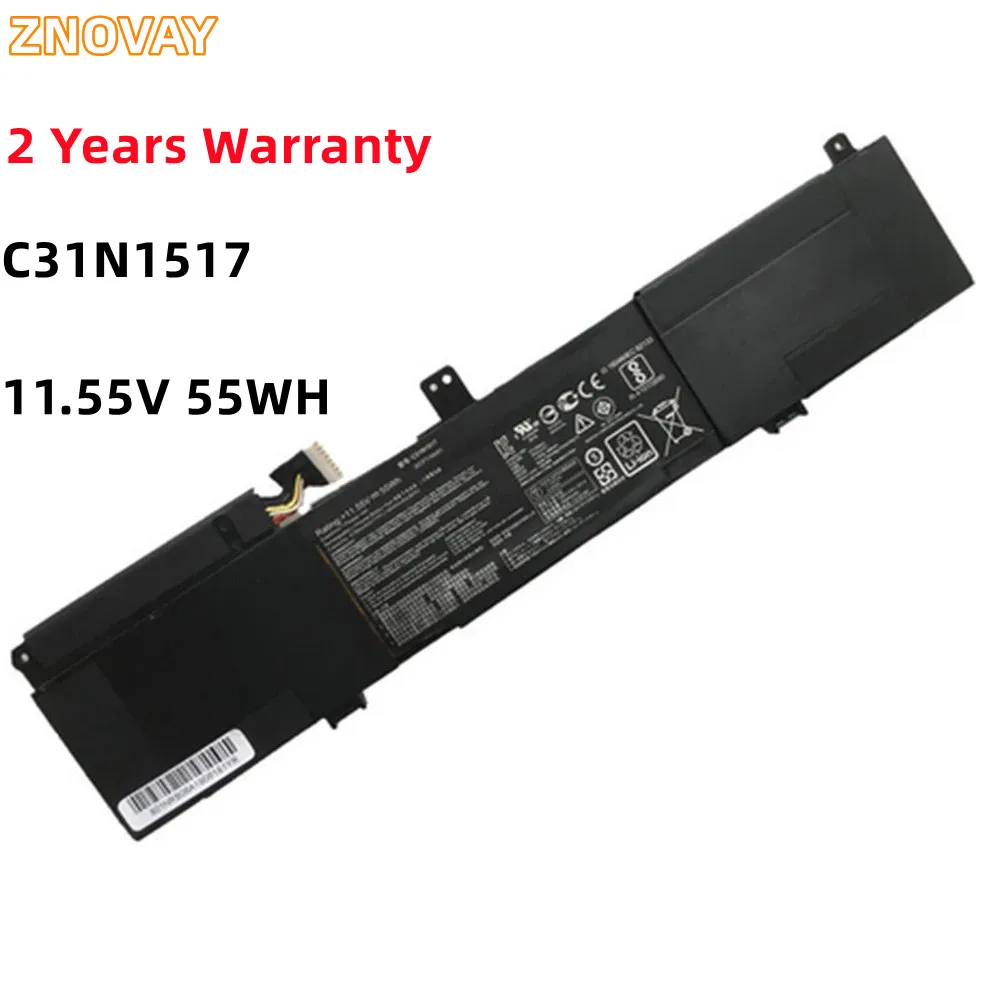 

C31N1517 Laptop Battery for Asus VivoBook Flip DW009T DW235T TP301 TP301U TP301UA-DW009R Q304 Q304U Q304UA TP301UA65 11.55V 55WH