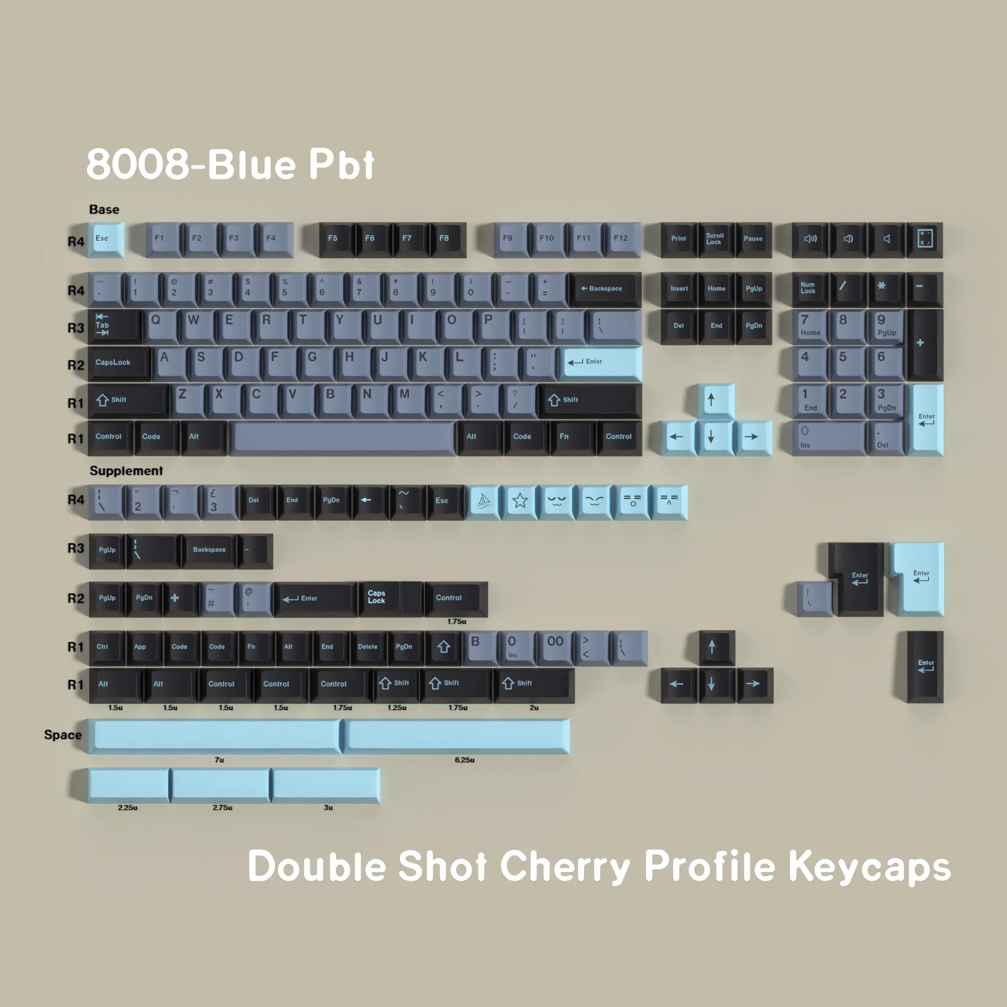 Double Shot Keycaps Pbt GMK JTK Clone Big Set Keycaps 7u Alice Split Space Bars ISO ANSI-indeling voor mechanisch toetsenbord Wooting
