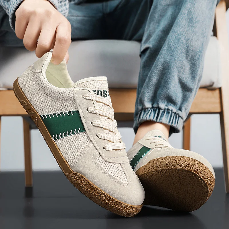 

Men's Shoes Breathable All-match Mesh Shoes Casual Sports Trendy Shoes Men's All-match Wear-resistant Running Shoes for Men