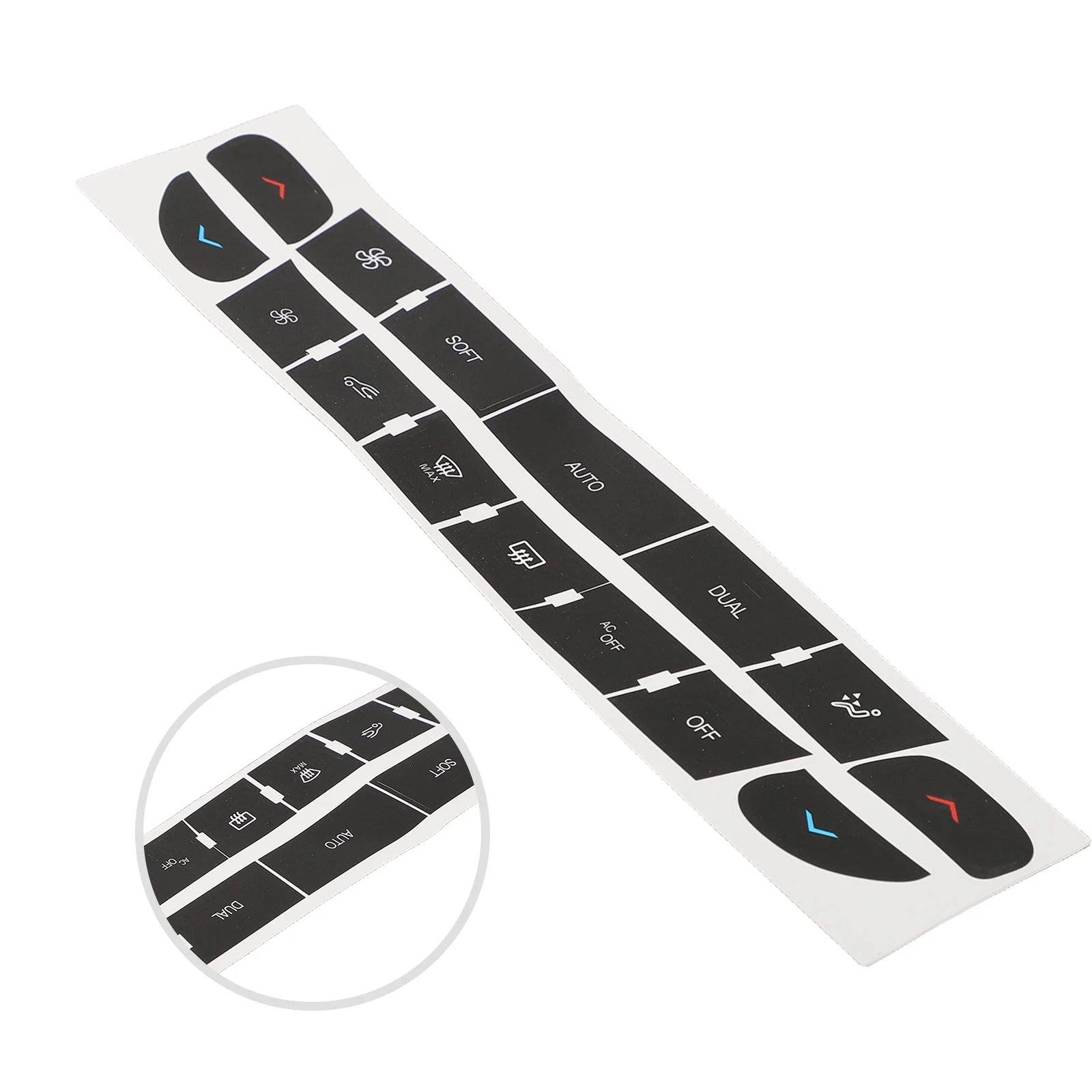 Car A/C Button Repair Decal Sticker Air Condition Climate Control Button Repair Sticker For Megane For Master For-Scenic 3 Trim