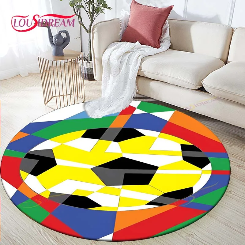 

3D Football Printed Doormat Anti-Slip Carpet for Home Living Room Kitchen Mat Machine Washable Rug Indoor/Outdoor Decor